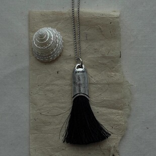 U.CA小众nana文淇同款流苏毛刷长项链女时髦高级感LEMA*RE毛衣链