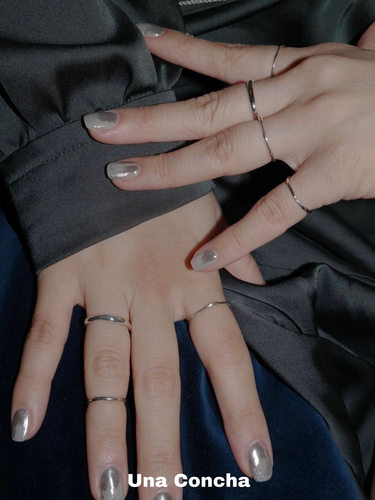 韩国souhait简约素圈纯银戒指