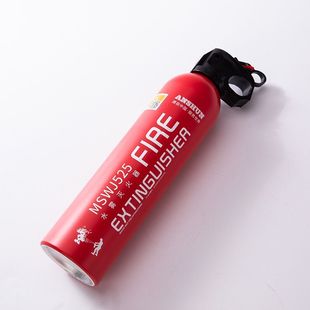 汽车水基灭火器525ml 水雾型 525 车载灭火器 红瓶 MSWJ 灭电火