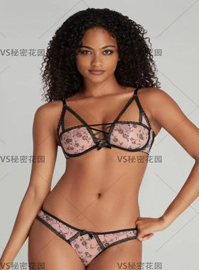 【英国】Agent Provocateur Rosaleen  绑带绣花 文胸内裤AP 正品