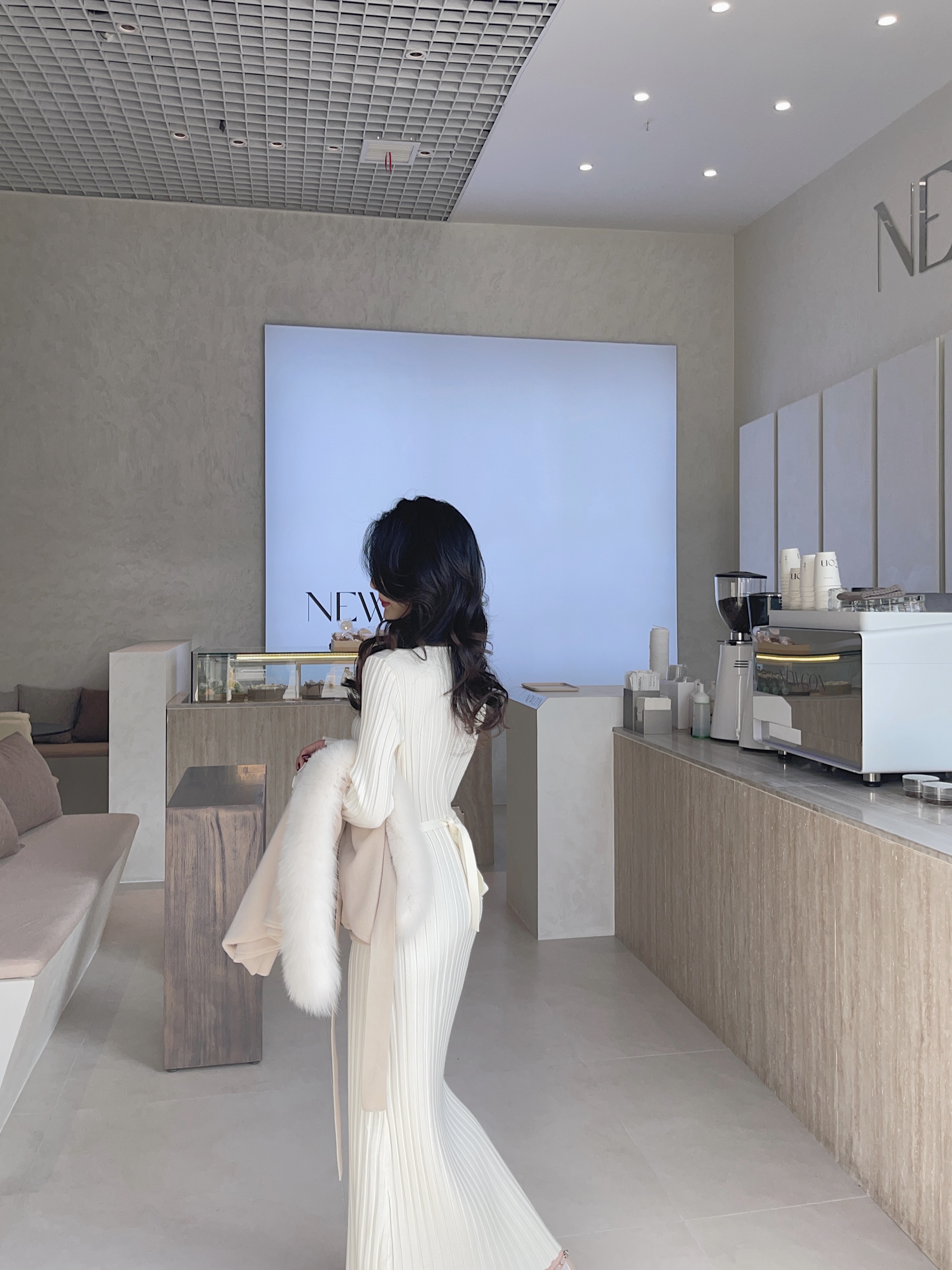 优雅系显瘦系带收腰长袖内搭裙