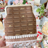 巧克力口金包可拍