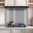 厨房油烟挡板防油烟不锈钢挡油板墙贴耐高温防水防火隔热挡板防溅