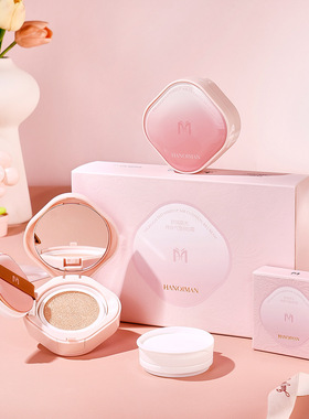 韩琪缦高光持妆气垫bb霜粉底液遮瑕保湿持久控油不脱妆不卡粉国货