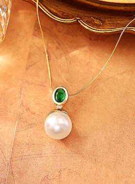 STINA法式复古优雅玻璃珠彩色锆