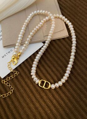 STINA珍珠经典高级感项链女气质