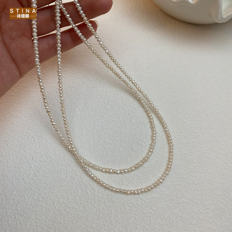 STINA225mm高品质无暇天然珍珠项