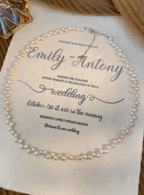 STINA新款高品质淡水珍珠项链女