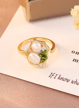 STINA新款夏季新品淡水珍珠戒指
