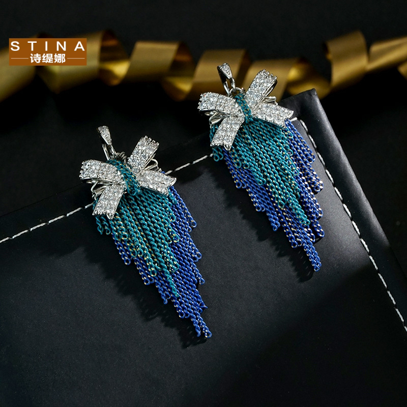 STINA新款欧美时尚复古感重工镶