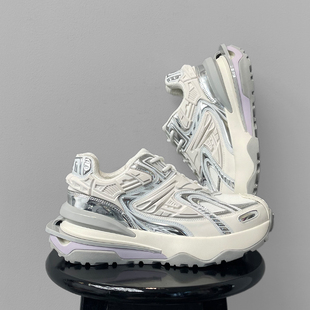 男鞋 厚底增高情侣机甲鞋 秋季 子男女款 网面运动休闲鞋 变色龙老爹鞋