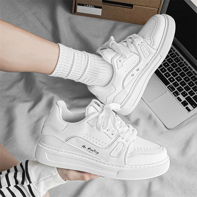 7cm隐形增高鞋男女款板鞋