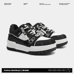 休闲鞋 2026新款 男鞋 子男女厚底水洗牛仔小胖丁板鞋 7CM隐形增高鞋