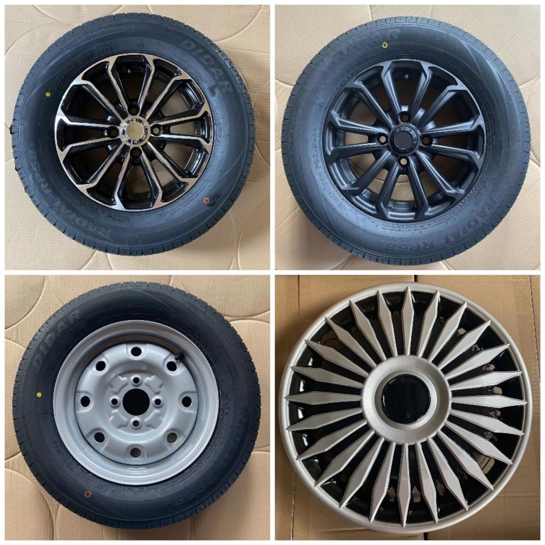 165/70R13加厚耐磨真空胎轮毂低速老年代步车坦克300金鹰皮卡坦途