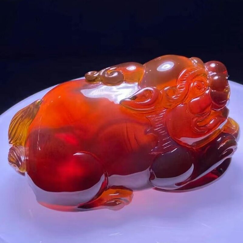 正品天然缅甸琥珀高品质血珀 貔貅 吊坠挂件文玩收藏工艺珠宝饰品