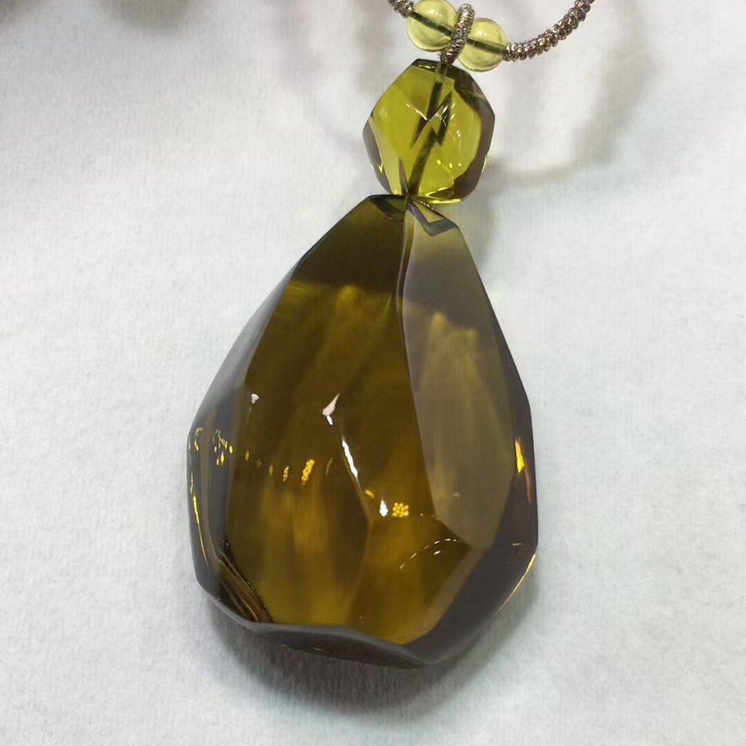 正品天然缅甸琥珀精美净水紫绿双色茶钻切吊坠文玩百搭珠宝饰品