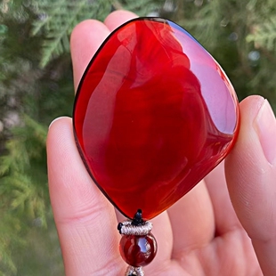 正品天然缅甸琥珀原矿精美血珀随形原石挂件文玩百搭稀有珠宝饰品