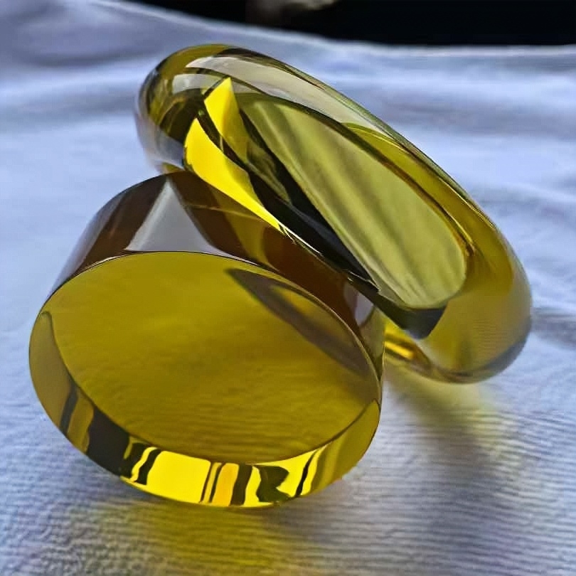 正品天然缅甸琥珀精美净水绿茶圈口57.8mm手镯文玩收藏珠宝饰品