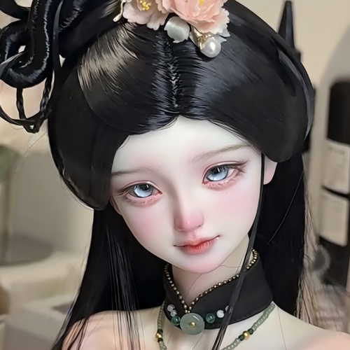 bjd娃娃3分女娃微笑小莓sd娃御姐风素体关节人偶化妆娃娃气质女神