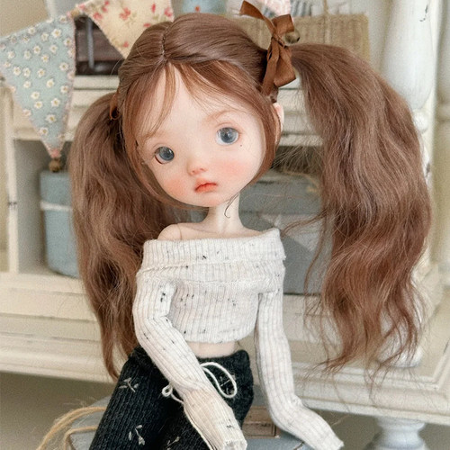bjd6分女娃特体四叶草妹妹sd姐妹