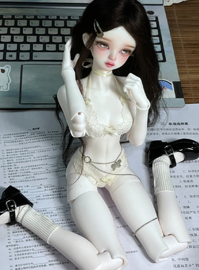 【素体】bjd4分雪豹体1/4分女娃大四少女单体素体bjd树脂关节树脂