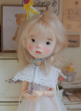 bjd娃娃bjd正版娃娃小6分蓝豆豆六分bjd素体sd娃娃bjd人偶娃娃