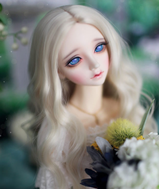 【假发】bjd sd娃假发 1/3分女 中分长卷假发 Roselyn相似款