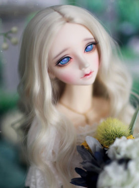 【假发】bjd sd娃假发 1/3分女 中分长卷假发 Roselyn相似款