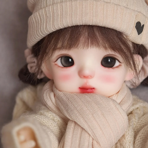 bjd微笑soo6分女娃sd娃关节玩偶