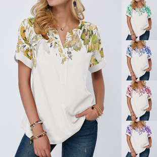 2021 size Top summer women new plus short sleeved