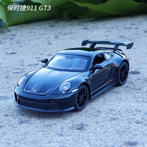 1:32保时捷911跑车合金汽车模型仿真金属车模收藏摆件男孩玩具车