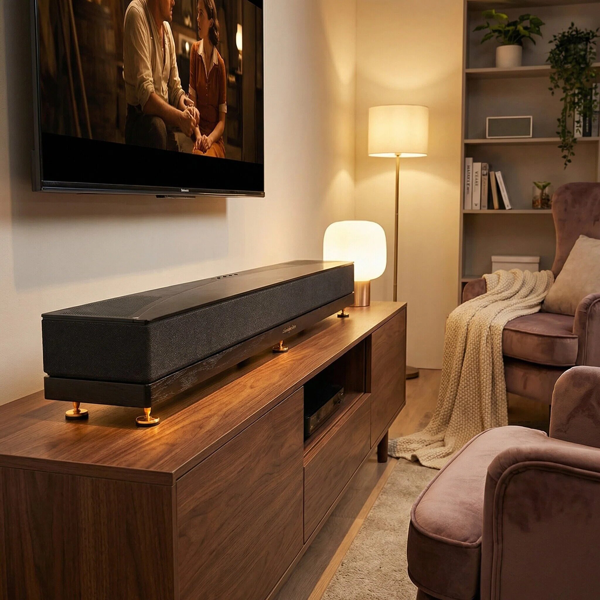 适用 SONOS 回音壁减震垫 低音炮避震底座消音垫音响防震支架垫板