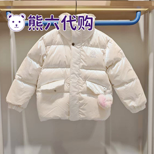 MLB儿童国内代购25冬新款女童时尚休闲鸭绒羽绒服外套7FDJB1056
