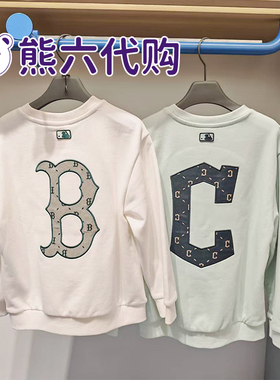 MLB儿童国内专柜24新款男女童圆领针织上衣休闲运动卫衣7AMTMD244
