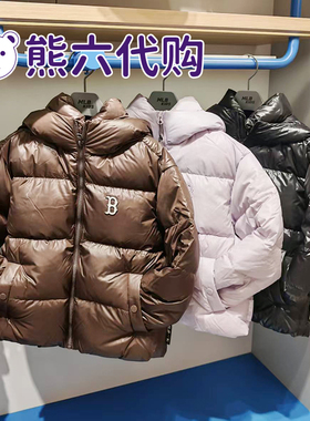 MLB儿童25秋冬款男女童户外街头防水休闲短款鸭绒羽绒服7ADJB0556