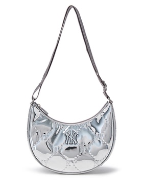 MLB儿童国内代购25新款女童时尚暗纹斜挎可调节单肩包7ACRMD75N