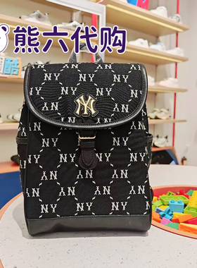 MLB儿童26新款男女童满标钻石老花钢印双肩包7ABKM046N/7ABKMD65N