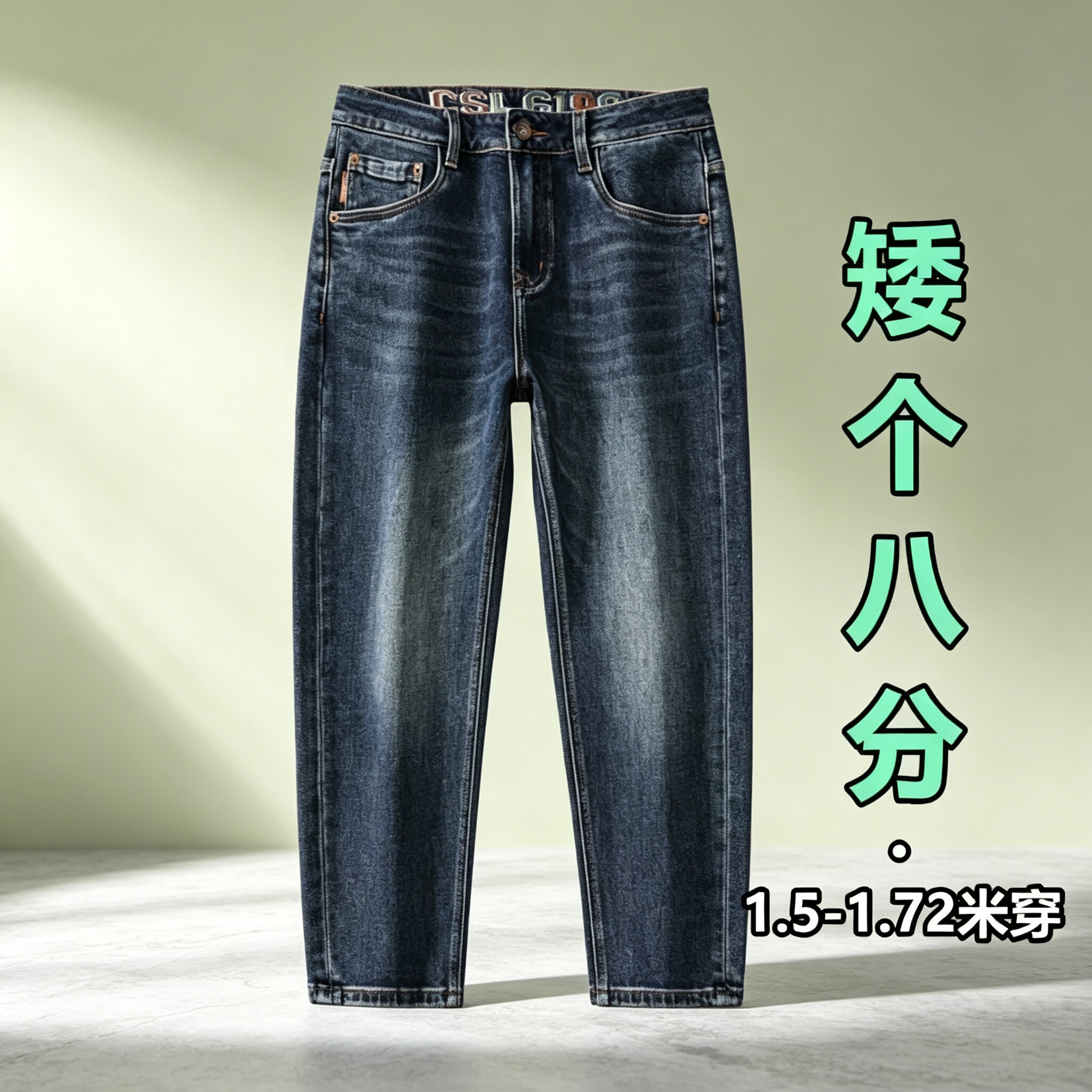 三种长度!小个子男生八分九分裤
