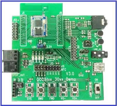 蓝牙开发学习板qcc5181/3083/3084高通芯片