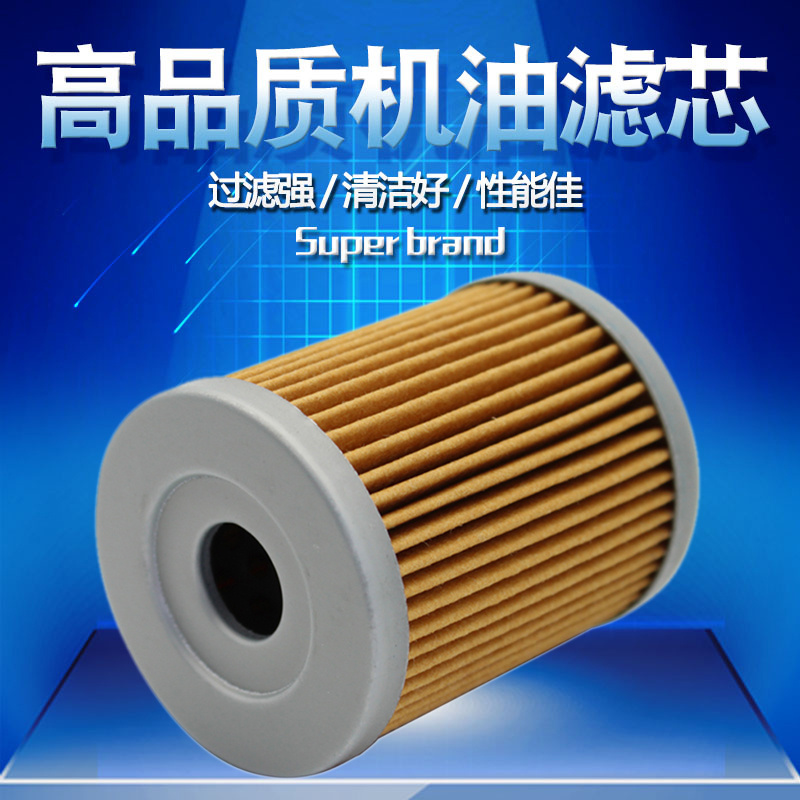 适配川崎KLX125 雅马哈YP250 马杰斯特400 YP400机油滤芯滤清器