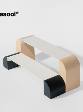 basool 陈列架 Single系列 双层香薰化妆品金属置物架盲盒展示架