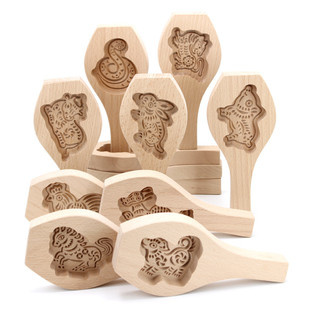 12生肖龙馒头模具加深过年家用花样蒸馒头月饼南瓜专用卡子手工做