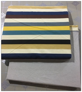 卡座垫子长椅垫 海绵坐垫 可拆洗外套 防滑垫5CM厚度可定做