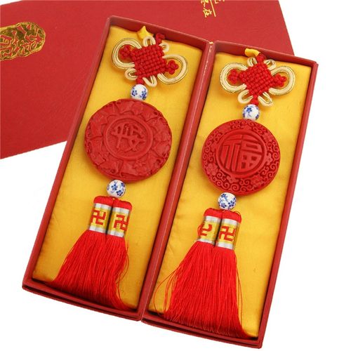 中国结雕漆双穗汽车北京特色出国