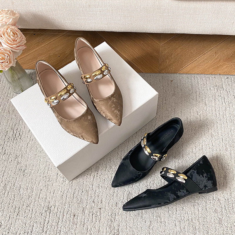 法式小皮鞋2026内增高春秋新款玛丽珍尖头单鞋仙女风时尚豆豆鞋,女鞋,乐福鞋（豆豆鞋）,淘宝优惠券,粉丝福利购,淘宝优惠卷