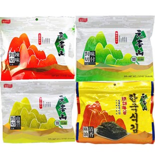 包邮  台湾进口联华元本山海苔原味、辣味、麻油清香、甜辣多口味