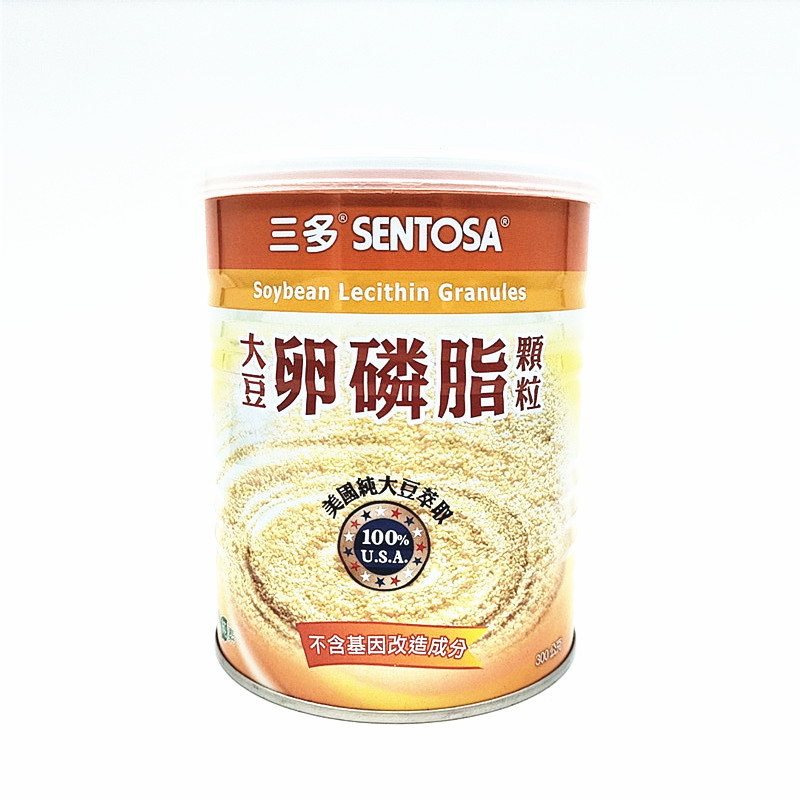 包邮台湾进口三多大豆卵磷脂颗粒300g