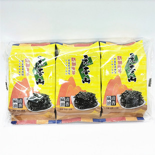 包邮　台湾进口　联华元本山朝鲜海苔麻油清香4.5g