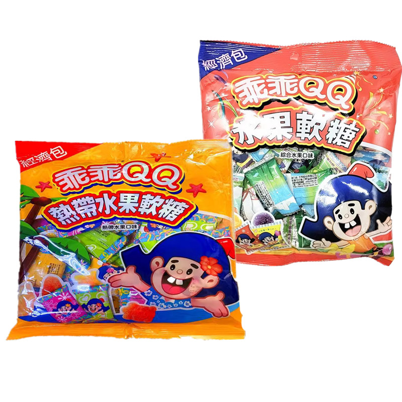 包邮 台湾进口 乖乖QQ软糖水果软糖 综合口味/热带水果味190g