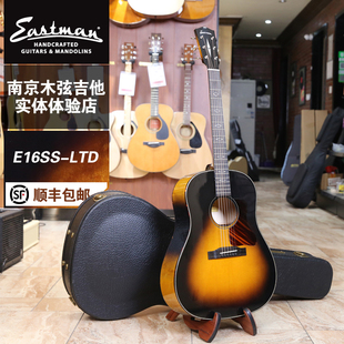 Eastman伊斯特曼 E16SS LTD阿迪朗达克云杉面板 SS桶民谣吉他
